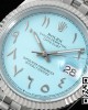 Rolex DayDate 36 SS CSF Best Edition Rome diamonds Turquoise Dial