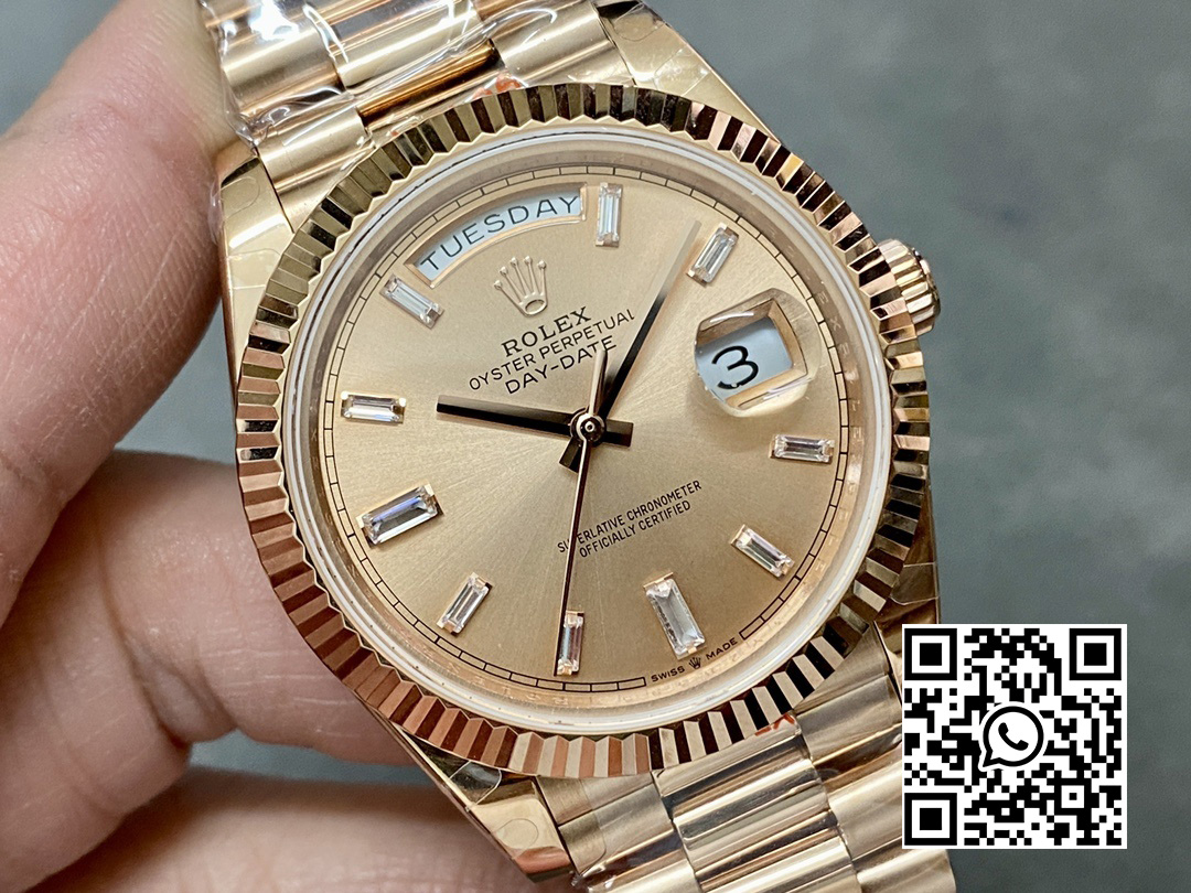 Rolex DayDate 228235 40mm RG GM Factory 1:1 Best Edition RG Dial