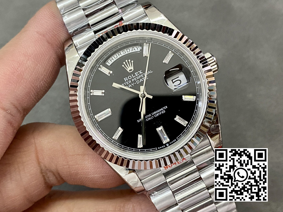 Rolex DayDate 228236 40mm GM Factory 1:1 Best Edition Black Dial