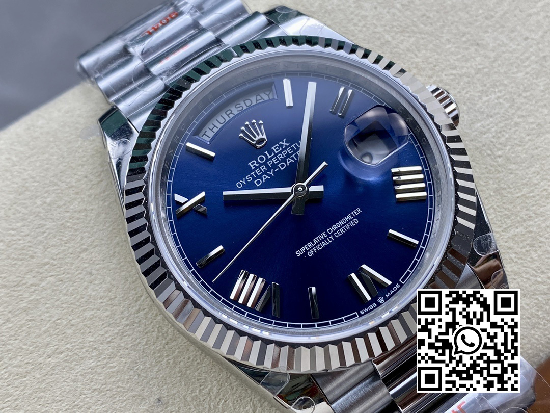 Rolex DayDate 228236 40mm GM Factory 1:1 Best Edition Blue Dial