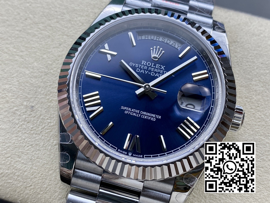 Rolex DayDate 228236 40mm GM Factory 1:1 Best Edition Blue Dial