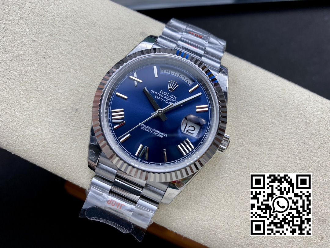 Rolex DayDate 228236 40mm GM Factory 1:1 Best Edition Blue Dial