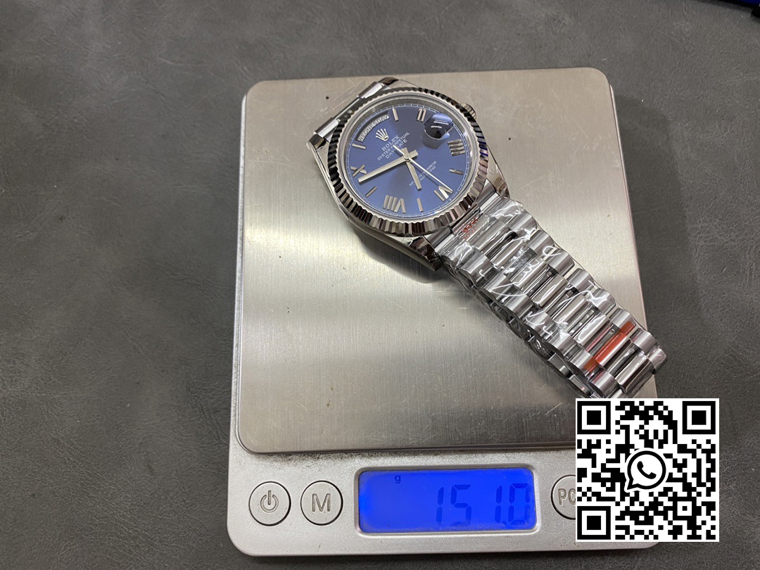 Rolex DayDate 228236 40mm GM Factory 1:1 Best Edition Blue Dial