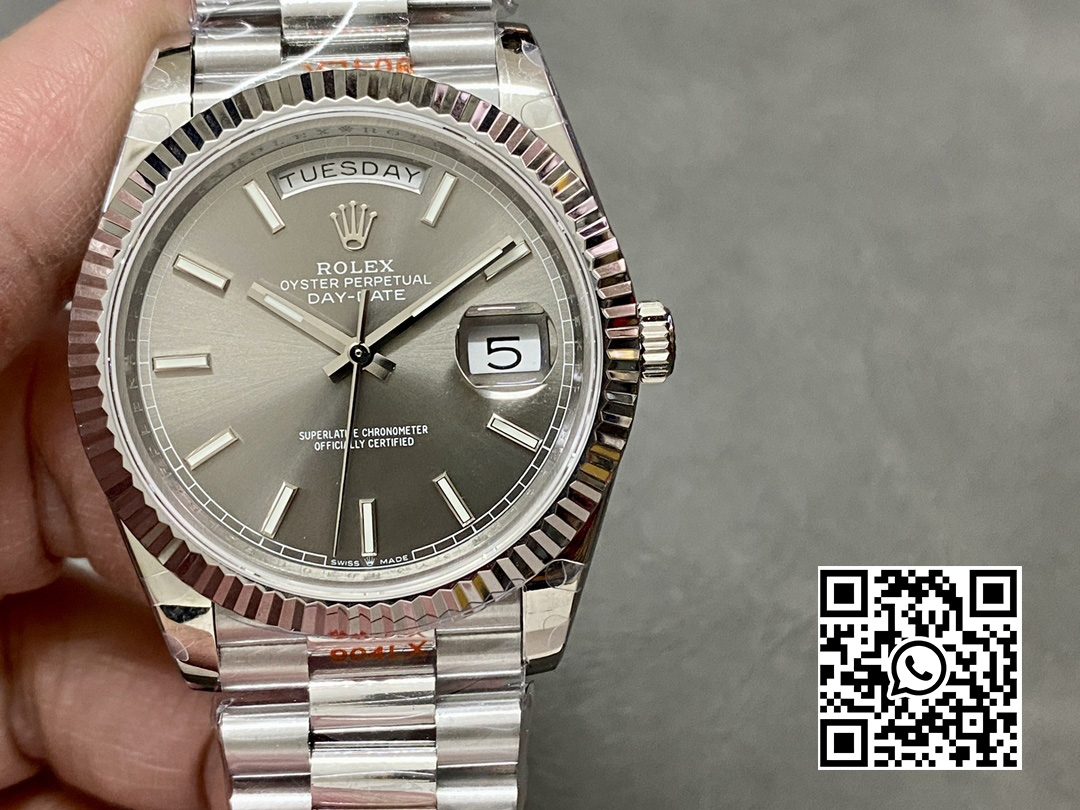 Rolex DayDate 228236 40mm GM Factory 1:1 Best Edition Gray Dial