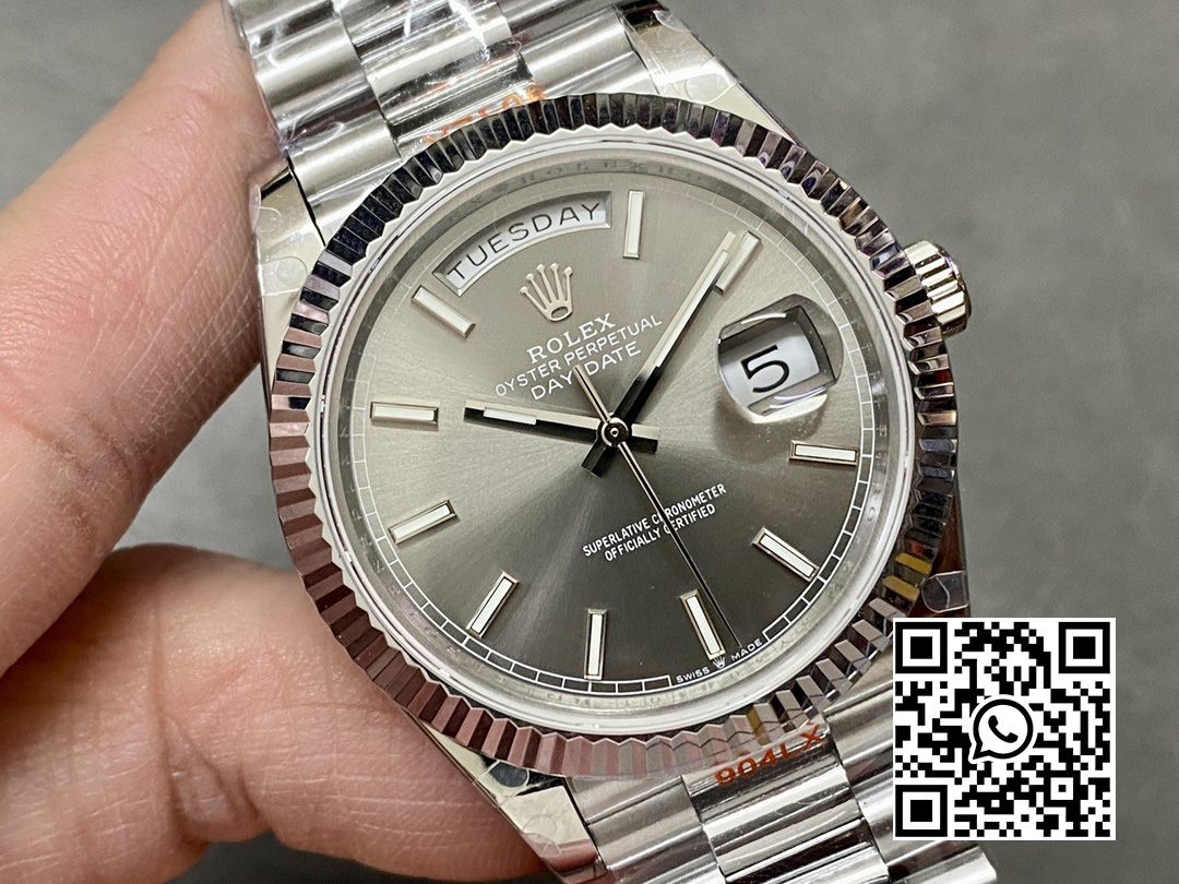 Rolex DayDate 228236 40mm GM Factory 1:1 Best Edition Gray Dial