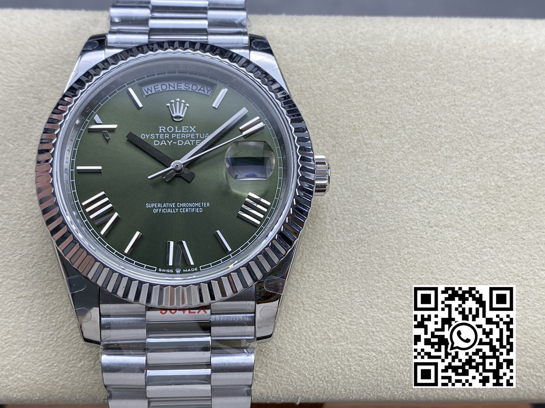 Rolex DayDate 228236 40mm GM Factory 1:1 Best Edition Green Dial