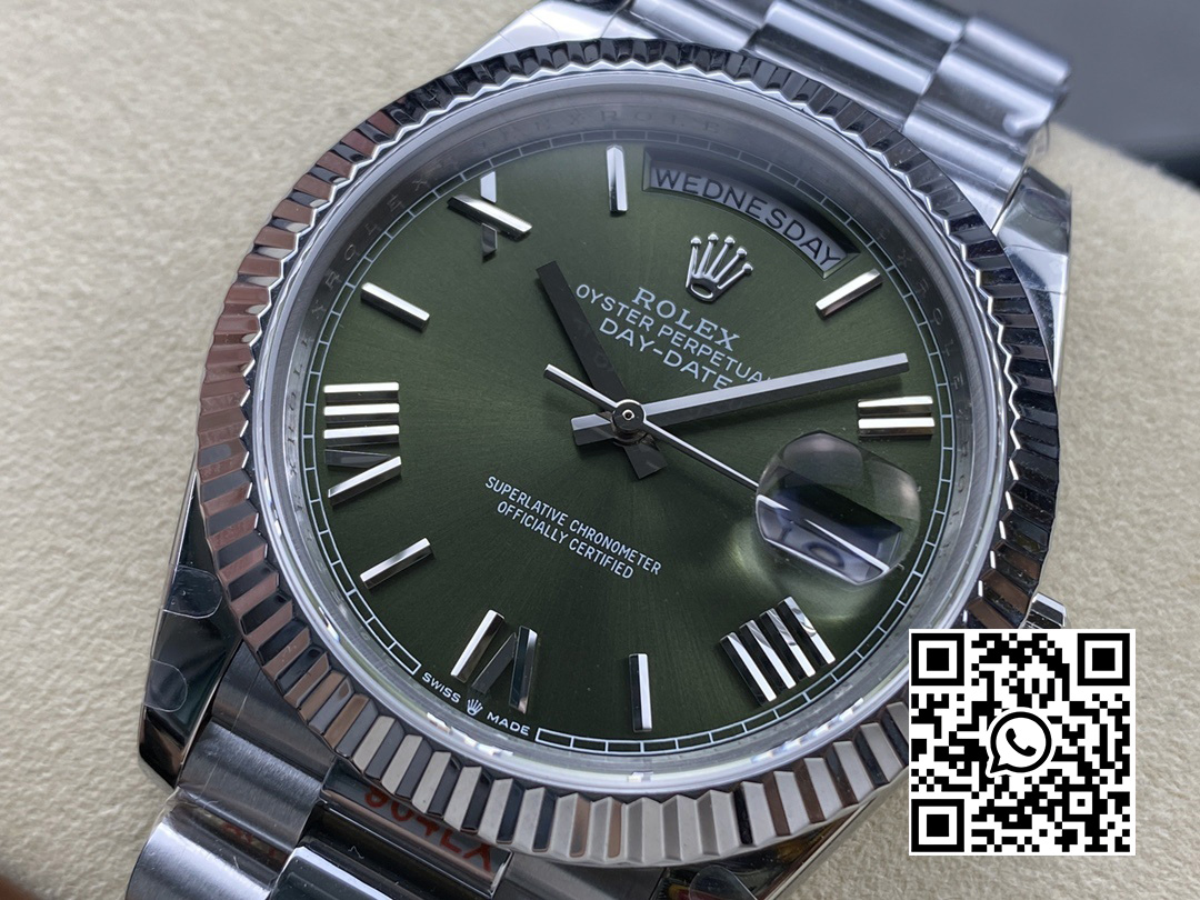 Rolex DayDate 228236 40mm GM Factory 1:1 Best Edition Green Dial