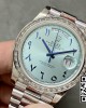 Rolex DayDate 228236 40mm GM Factory 1:1 Best Edition Ice Blue check Dial