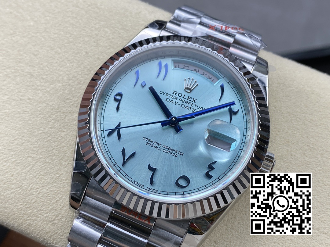 Rolex DayDate 228236 40mm GM Factory 1:1 Best Edition Ice Blue Dial