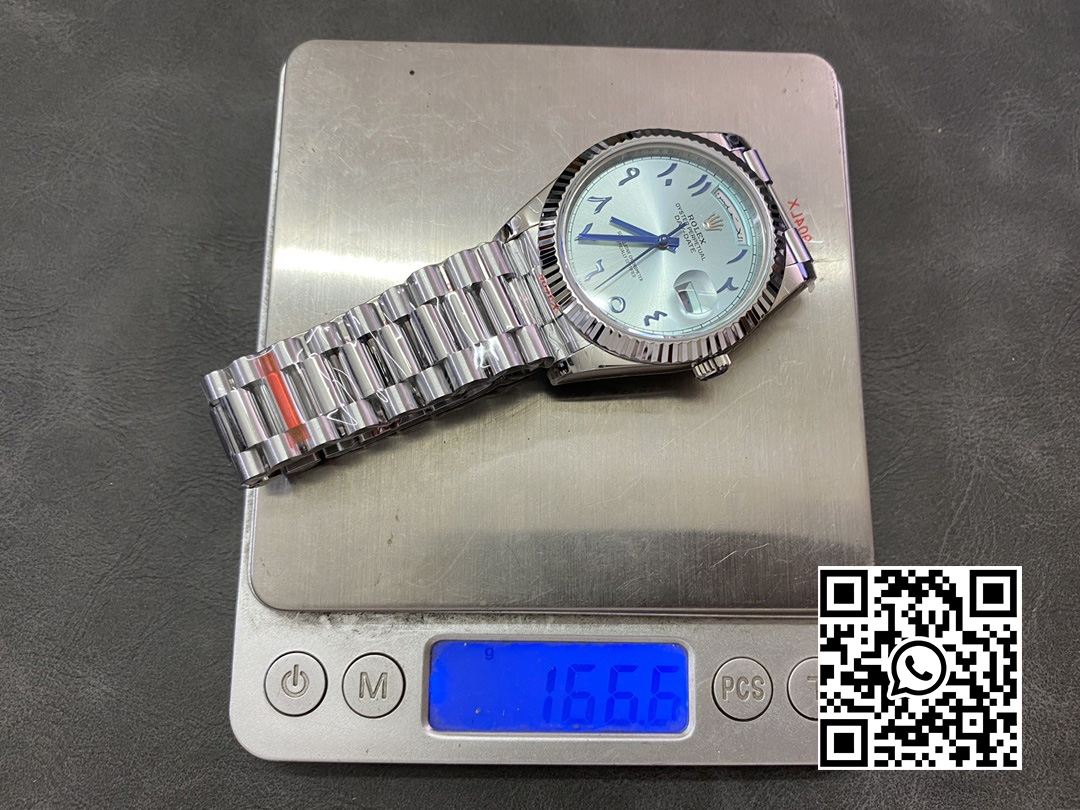 Rolex DayDate 228236 40mm GM Factory 1:1 Best Edition Ice Blue Dial