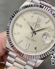 Rolex DayDate 228236 40mm GM Factory 1:1 Best Edition Silvery Dial