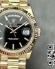 Rolex DayDate 228238 40mm YG GM Factory 1:1 Best Edition Black Dial