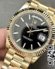 Rolex DayDate 228238 40mm YG GM Factory 1:1 Best Edition Black Dial