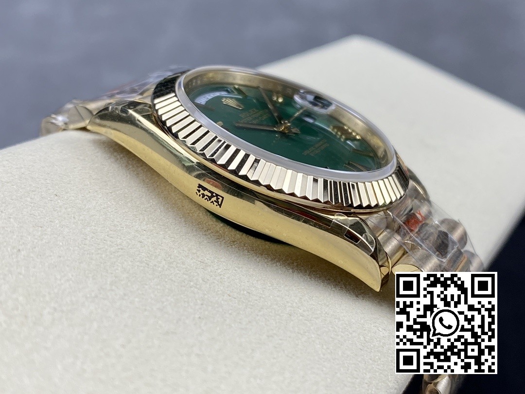 Rolex DayDate 228238 40mm YG GM Factory 1:1 Best Edition Green Dial