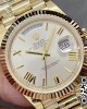 Rolex DayDate 228238 40mm YG GM Factory 1:1 Best Edition Silvery Dial