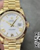 Rolex DayDate 228238 40mm YG GM Factory 1:1 Best Edition White Dial