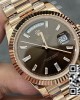 Rolex DayDate 228235 40mm RG GM Factory 1:1 Best Edition Brown Dial