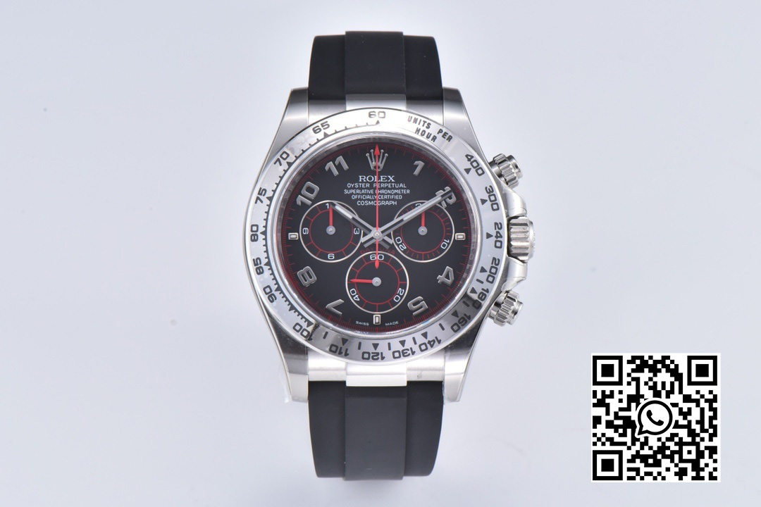 Rolex Daytona 116509 Clean Factory 1:1 Best Edition 904L SS Case Black Dial