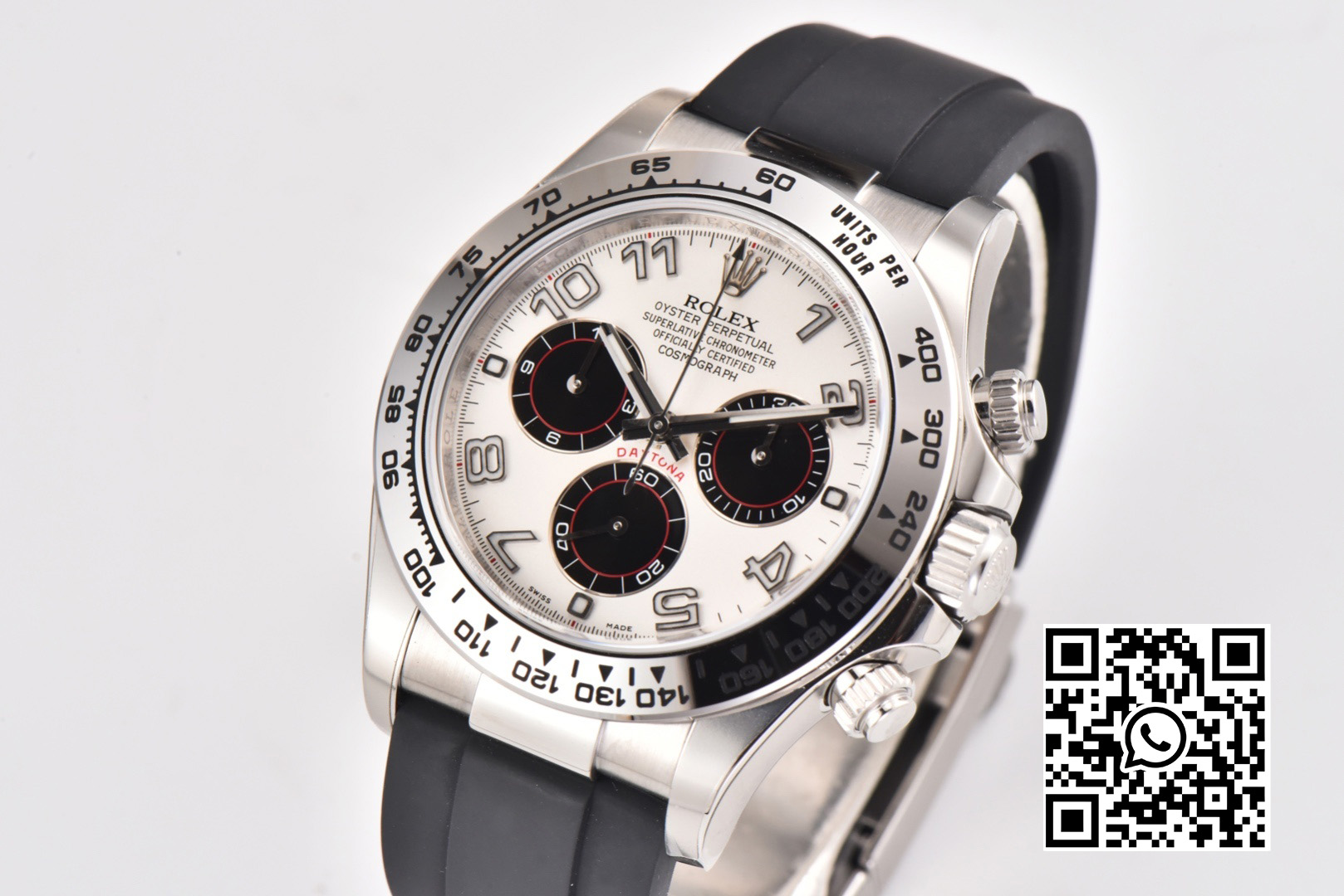 Rolex Daytona 116509 Clean Factory 1:1 Best Edition 904L SS Case White Dial