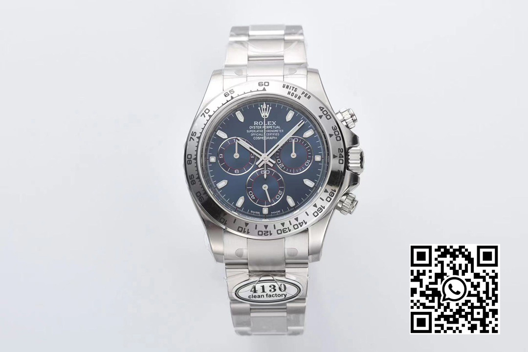 Rolex Daytona 116509 Clean Factory 1:1 Best Edition Blue Stick Dial