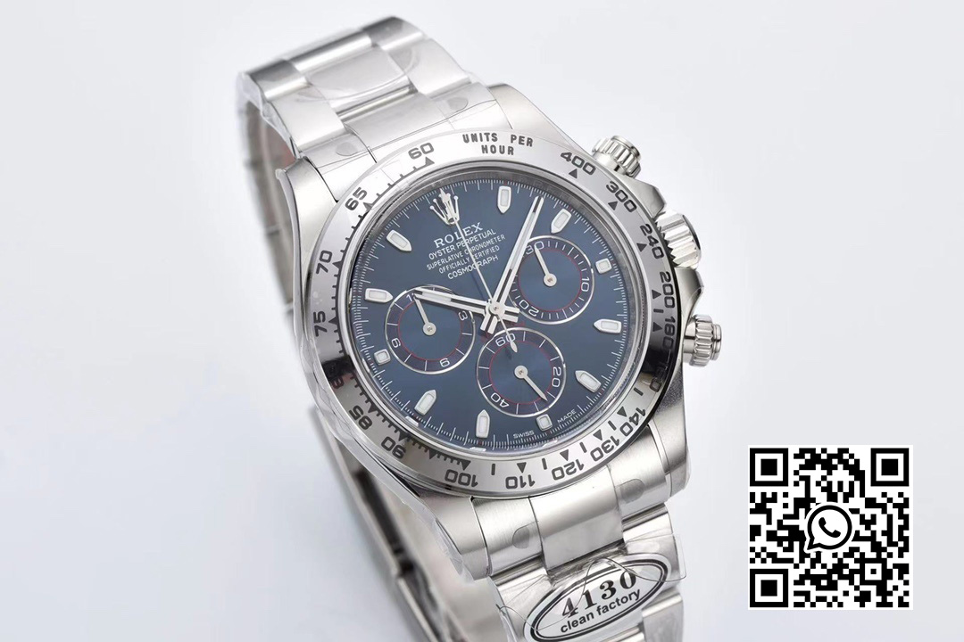 Rolex Daytona 116509 Clean Factory 1:1 Best Edition Blue Stick Dial