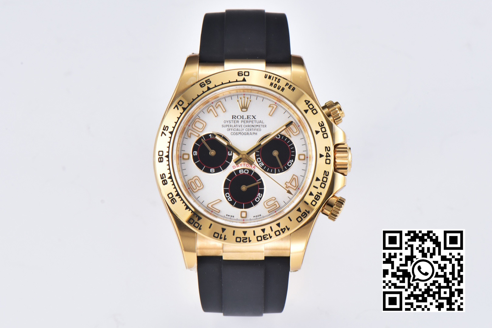 Rolex Daytona 116509 Clean Factory 1:1 Best Edition YG Case White Dial