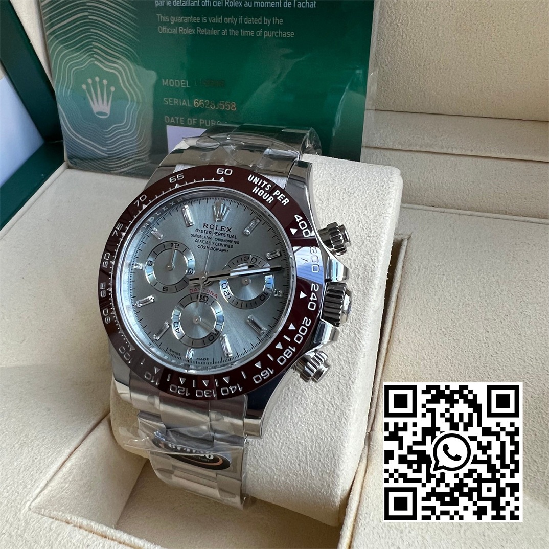 Rolex Daytona 116506 Brown Ceramic BT Factory 1:1 Best Edition Ice Blue Dial