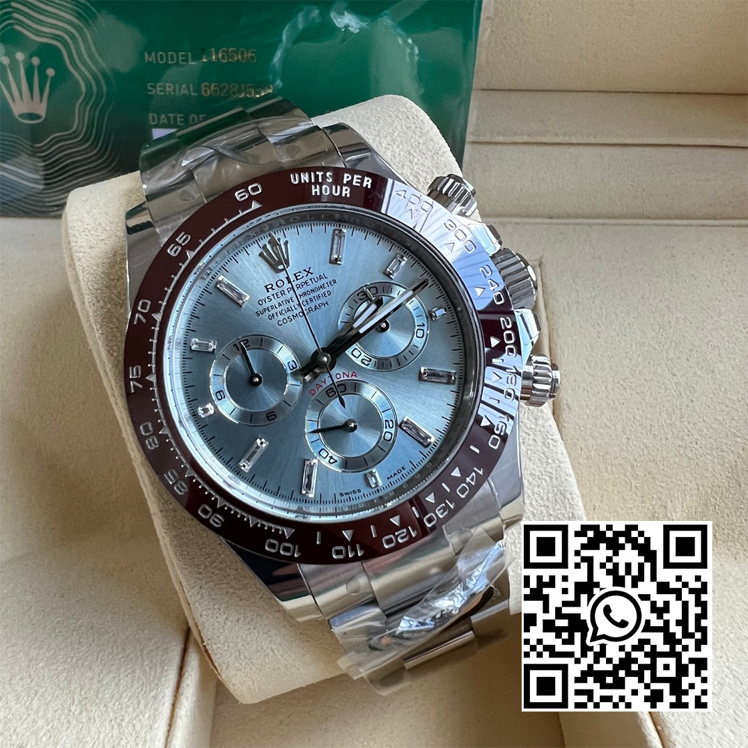 Rolex Daytona 116506 Brown Ceramic BT Factory 1:1 Best Edition Ice Blue Dial