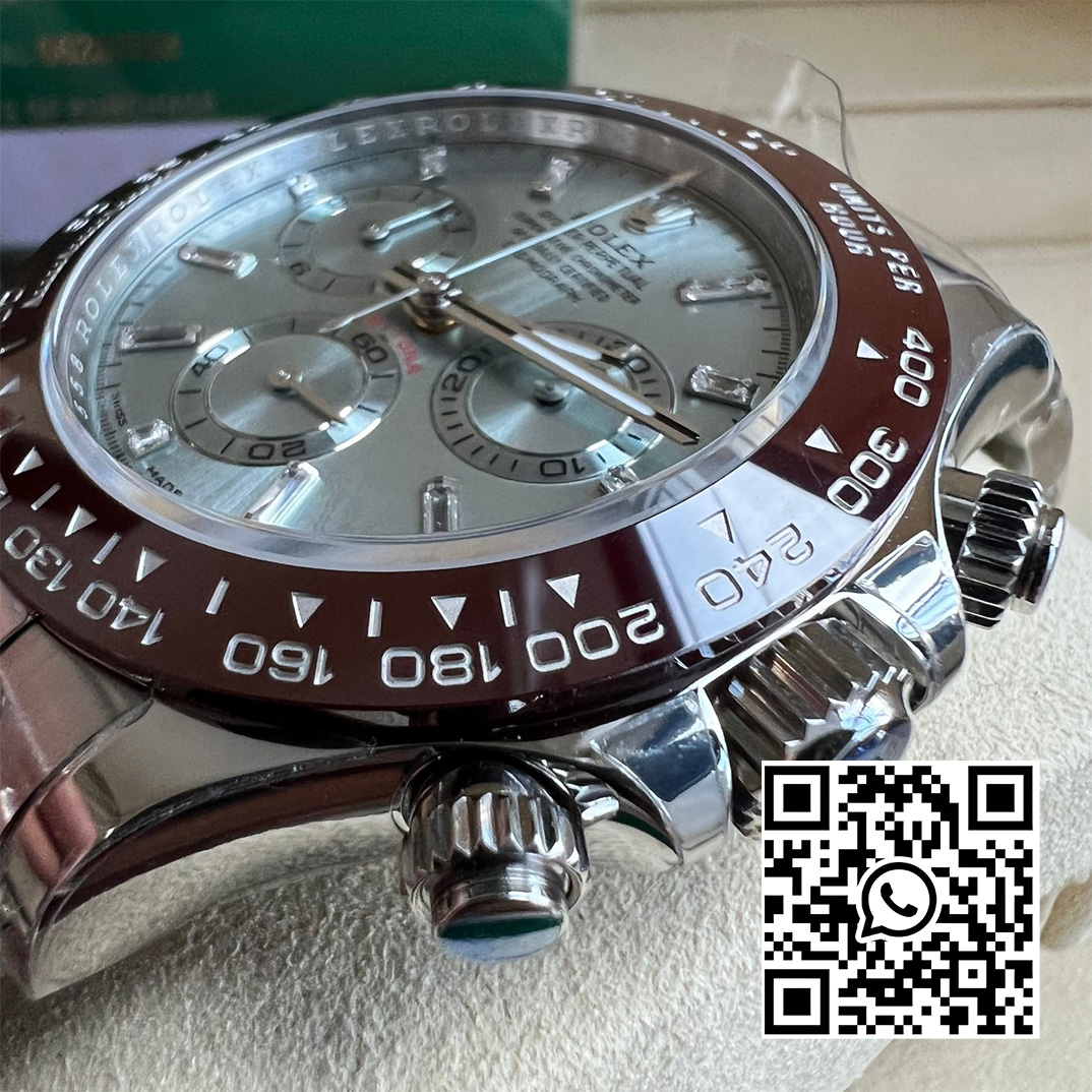 Rolex Daytona 116506 Brown Ceramic BT Factory 1:1 Best Edition Ice Blue Dial