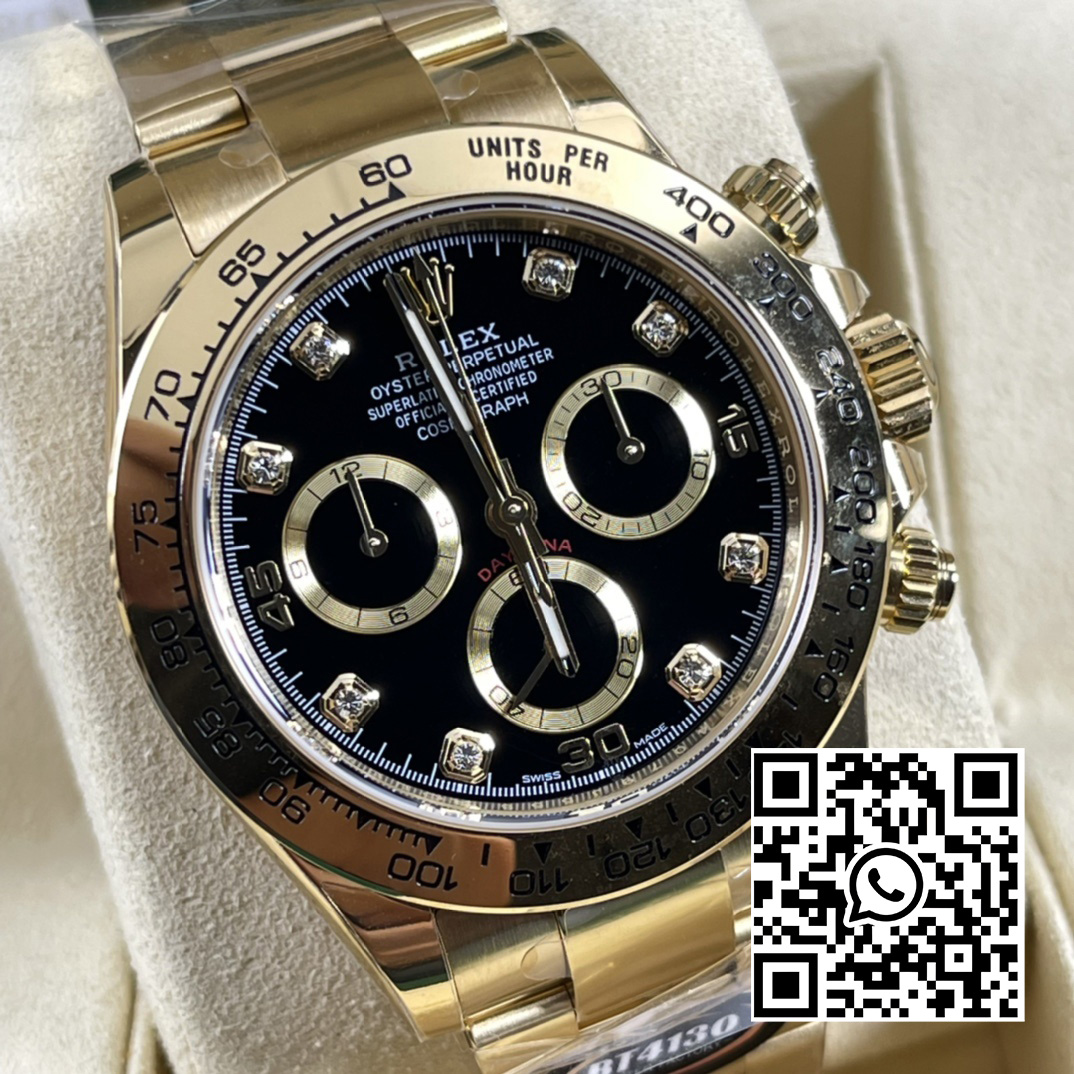 Rolex Daytona 116508 BT Factory 1:1 Best Edition Black Diamonds Dial