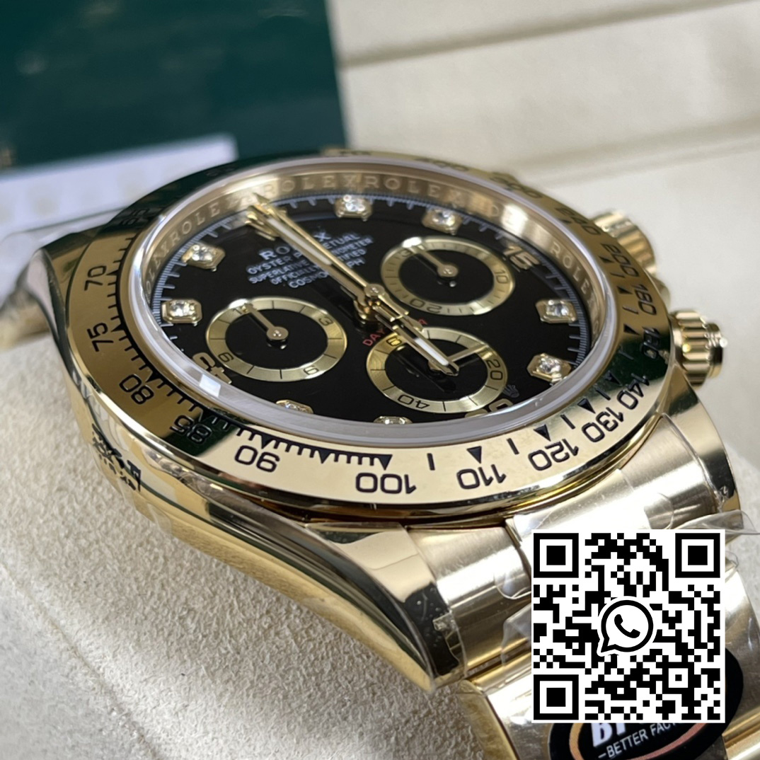 Rolex Daytona 116508 BT Factory 1:1 Best Edition Black Diamonds Dial