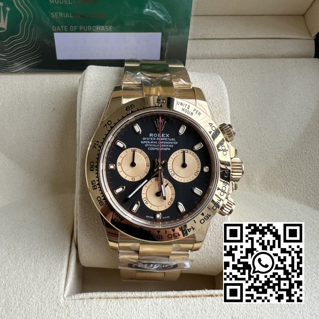 Rolex Daytona 116508 BT Factory 1:1 Best Edition Black/YG Dial