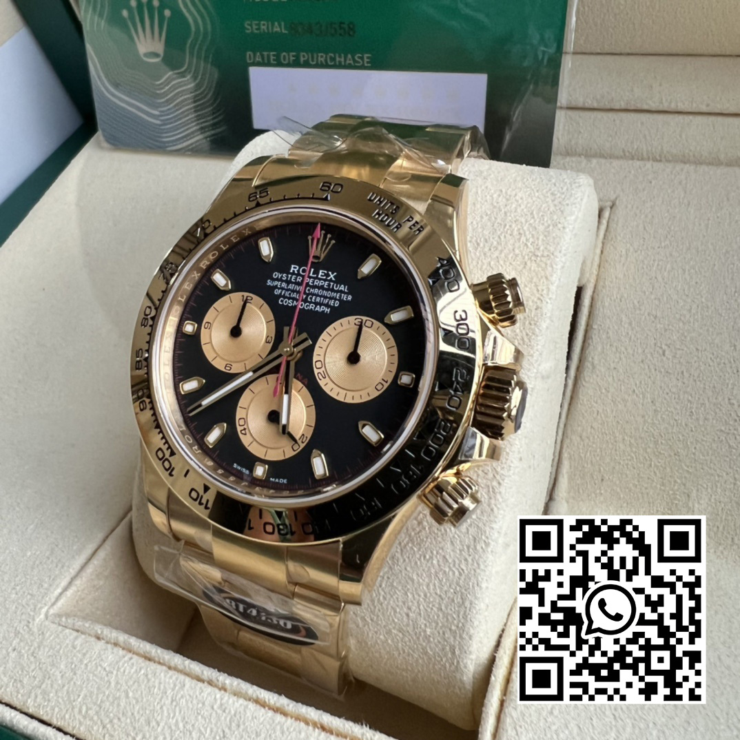 Rolex Daytona 116508 BT Factory 1:1 Best Edition Black/YG Dial