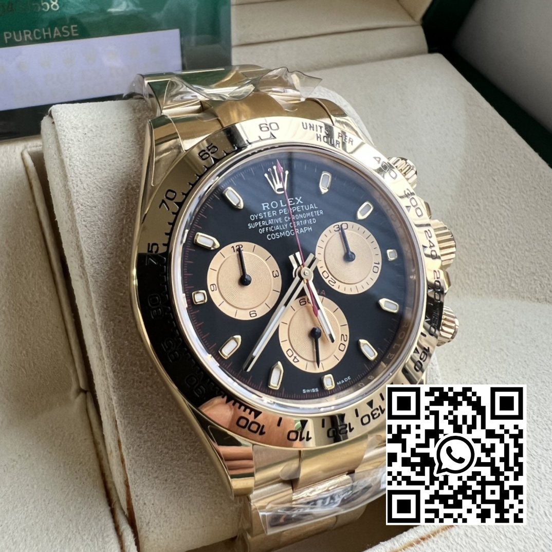 Rolex Daytona 116508 BT Factory 1:1 Best Edition Black/YG Dial