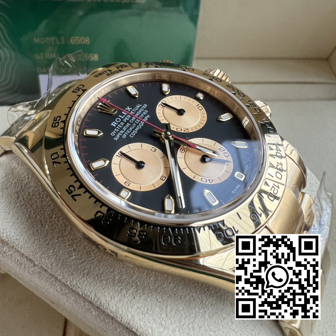 Rolex Daytona 116508 BT Factory 1:1 Best Edition Black/YG Dial