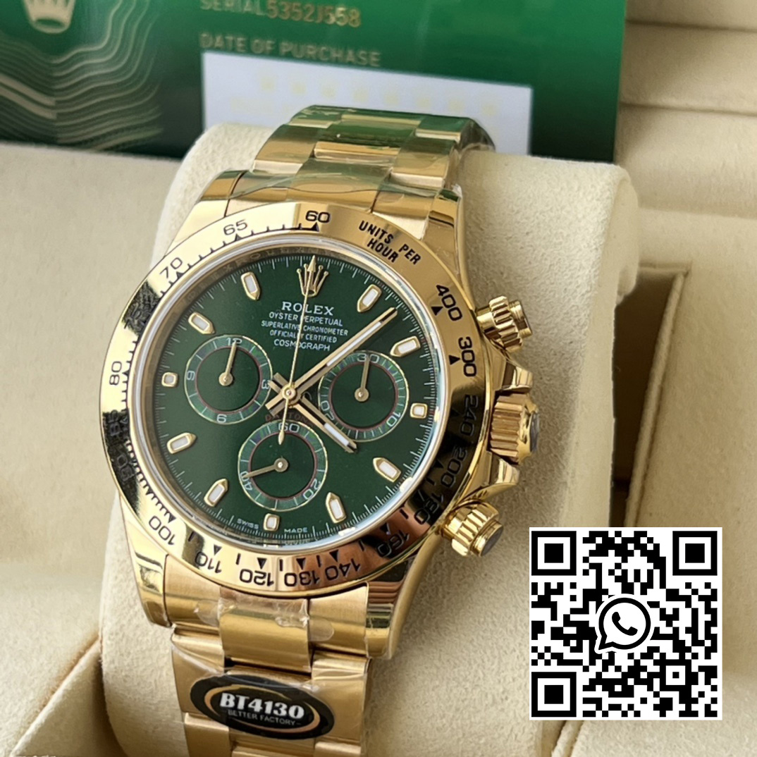 Rolex Daytona 116508 BT Factory 1:1 Best Edition Green Dial