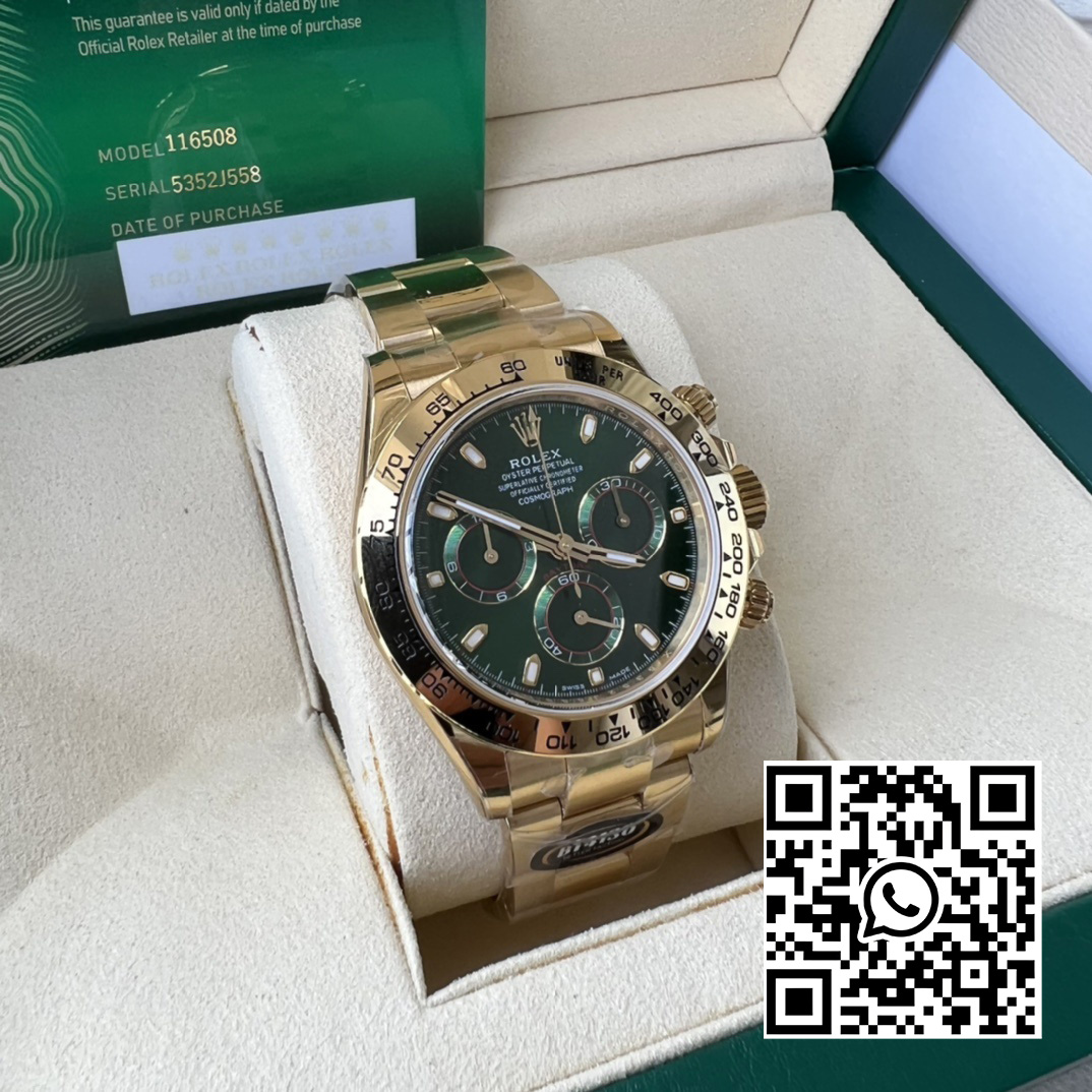 Rolex Daytona 116508 BT Factory 1:1 Best Edition Green Dial