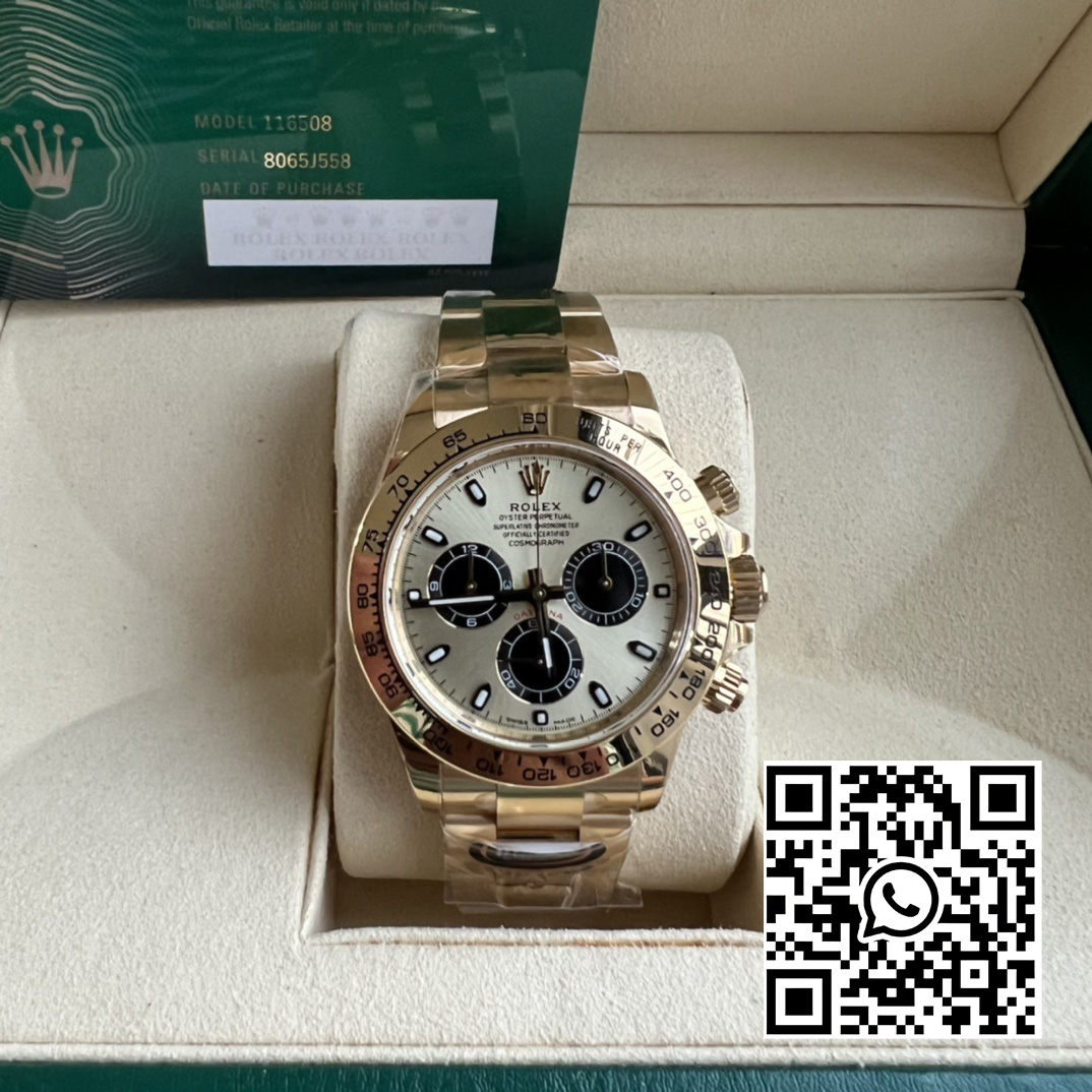 Rolex Daytona 116508 BT Factory 1:1 Best Edition YG/Black Dial