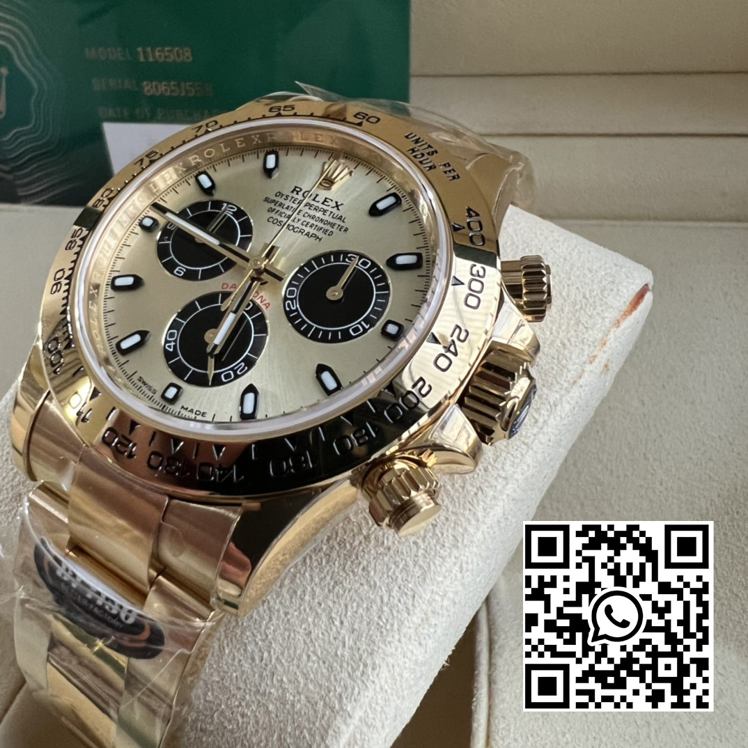 Rolex Daytona 116508 BT Factory 1:1 Best Edition YG/Black Dial