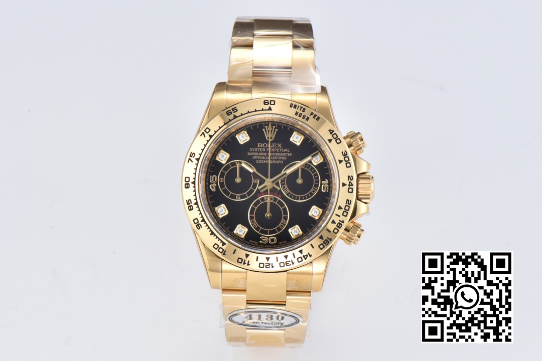 Rolex Daytona 116508 Clean Factory 1:1 Best Edition 904L Steel Black Dial