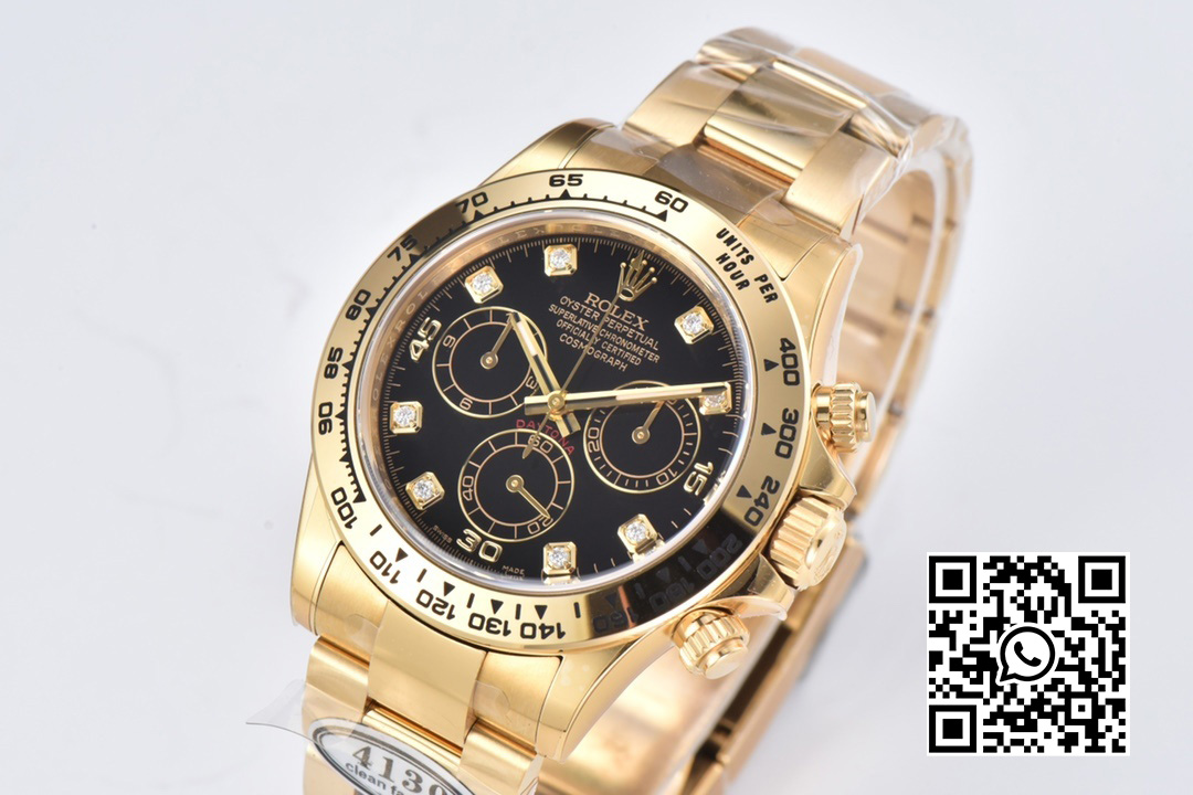 Rolex Daytona 116508 Clean Factory 1:1 Best Edition 904L Steel Black Dial