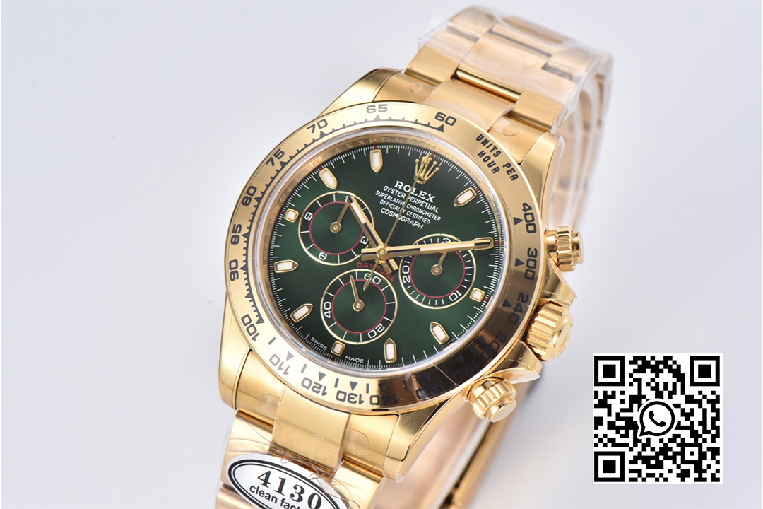 Rolex Daytona 116508 Clean Factory 1:1 Best Edition 904L Steel Green Dial