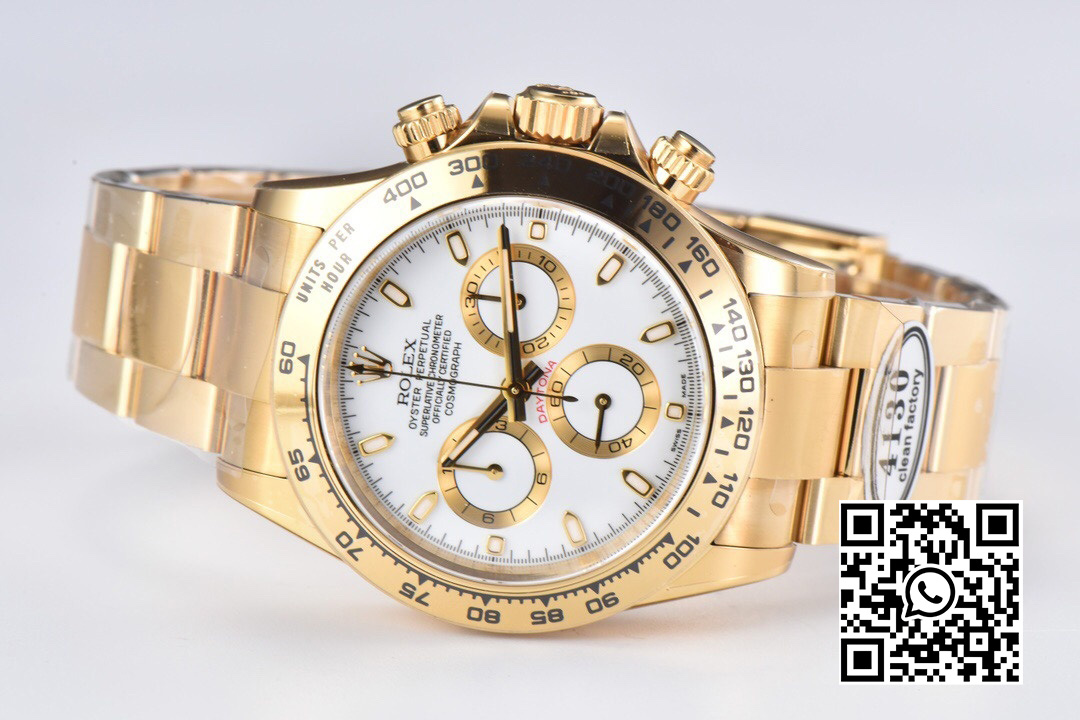 Rolex Daytona 116508 YG Clean Factory 1:1 Best Edition MOP Diamonds Dial