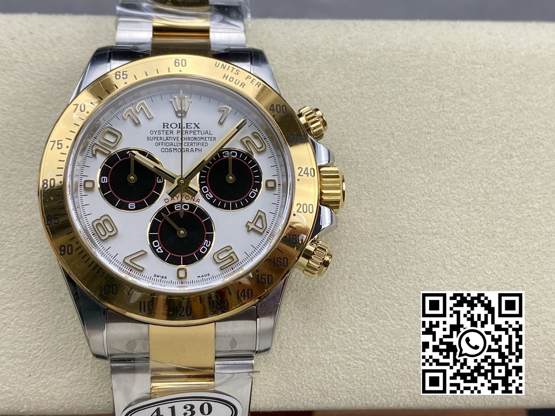 Rolex Daytona 116503 SS/YG Clean Factory 1:1 Best Edition White Dial