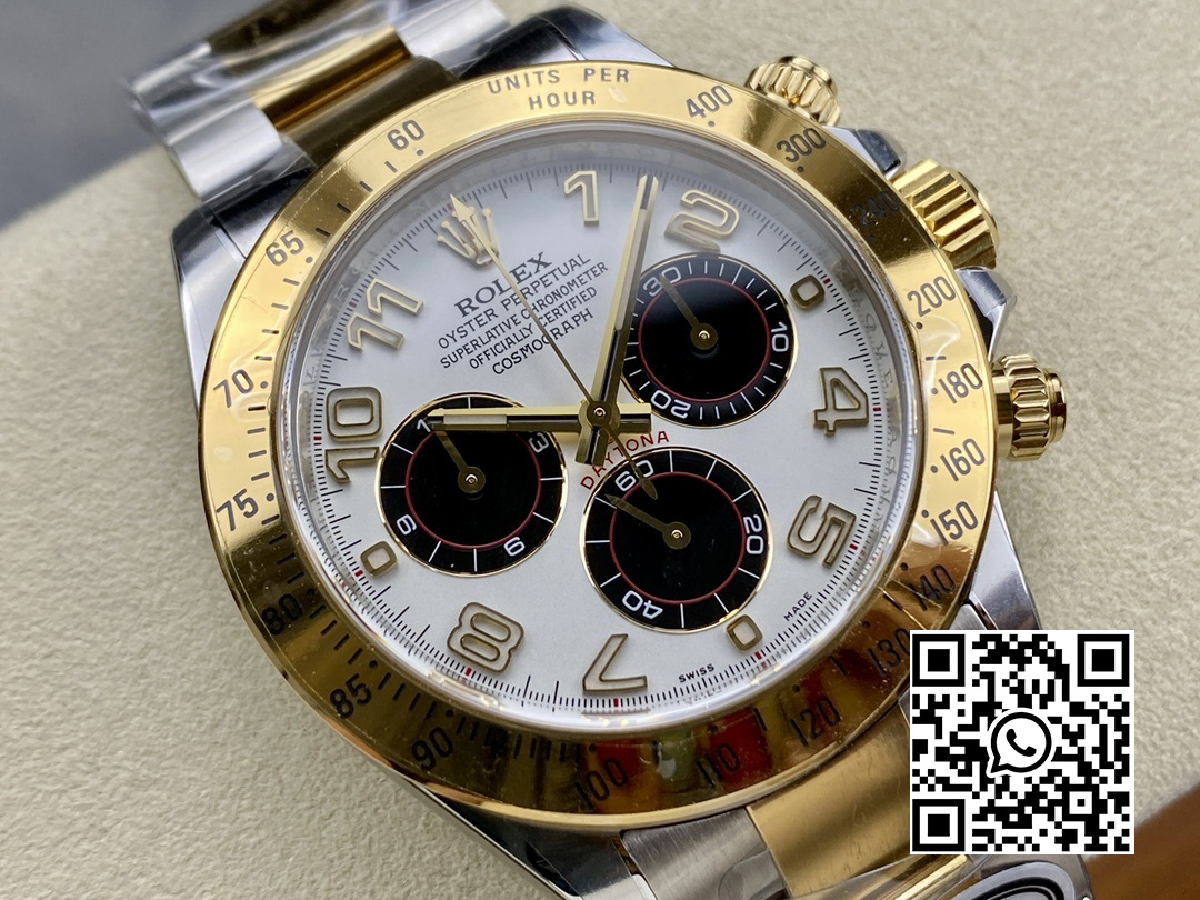 Rolex Daytona 116503 SS/YG Clean Factory 1:1 Best Edition White Dial