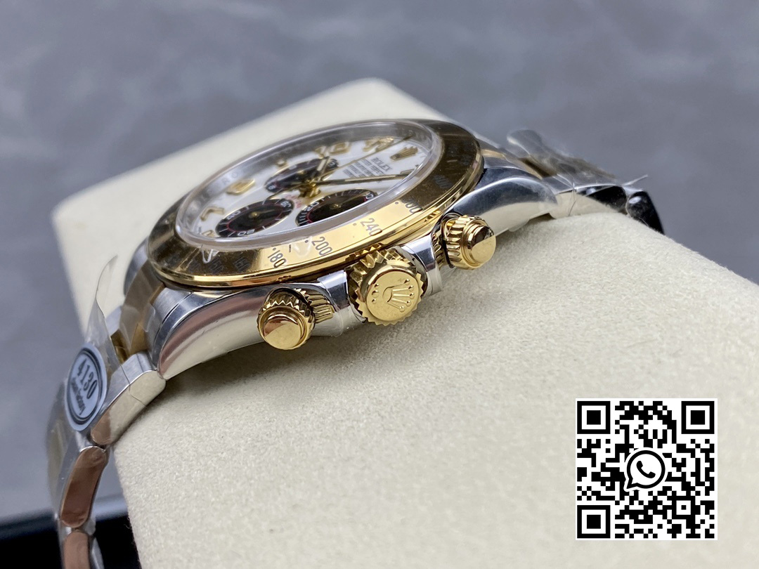 Rolex Daytona 116503 SS/YG Clean Factory 1:1 Best Edition White Dial