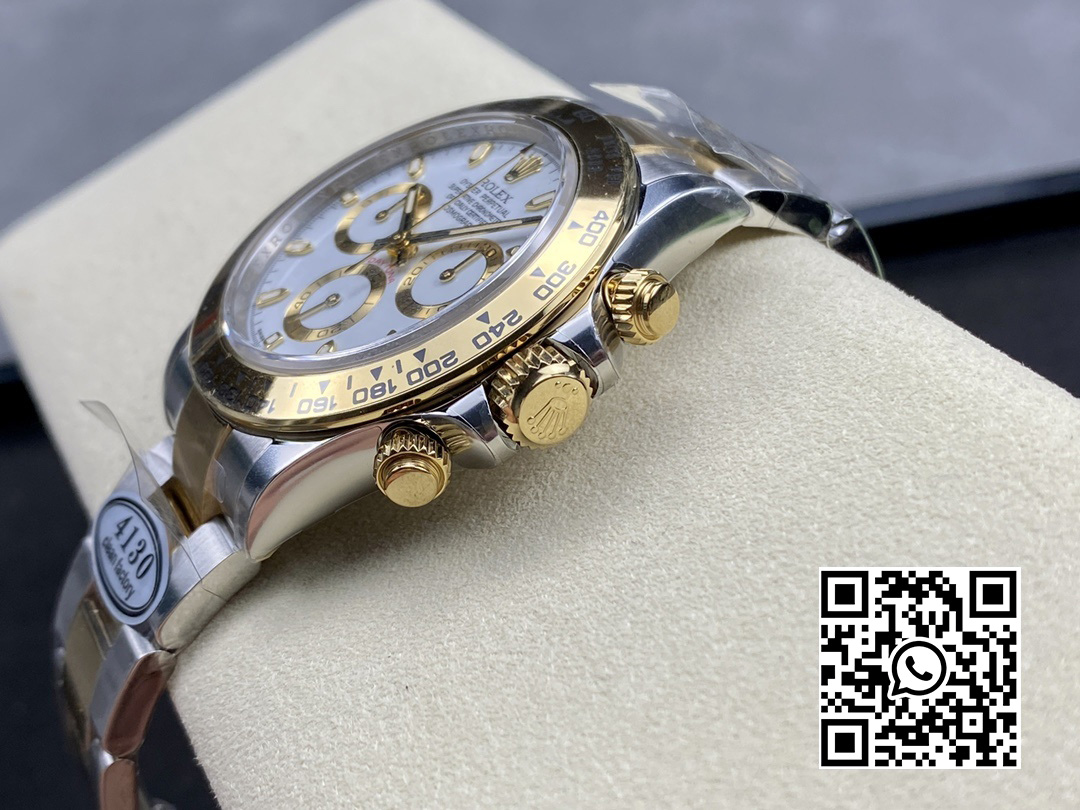 Rolex Daytona 116503 SS/YG Clean Factory 1:1 Best Edition White Stick Dial