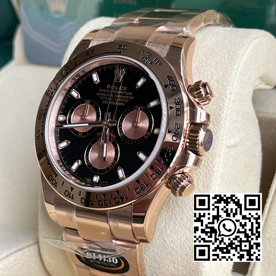 Rolex Daytona 116505 BT Factory 1:1 Best Edition Black/RG Dial