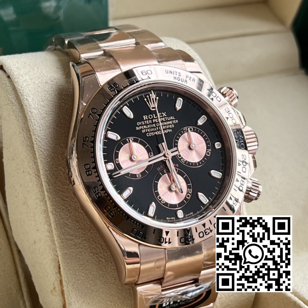 Rolex Daytona 116505 BT Factory 1:1 Best Edition Black/RG Dial