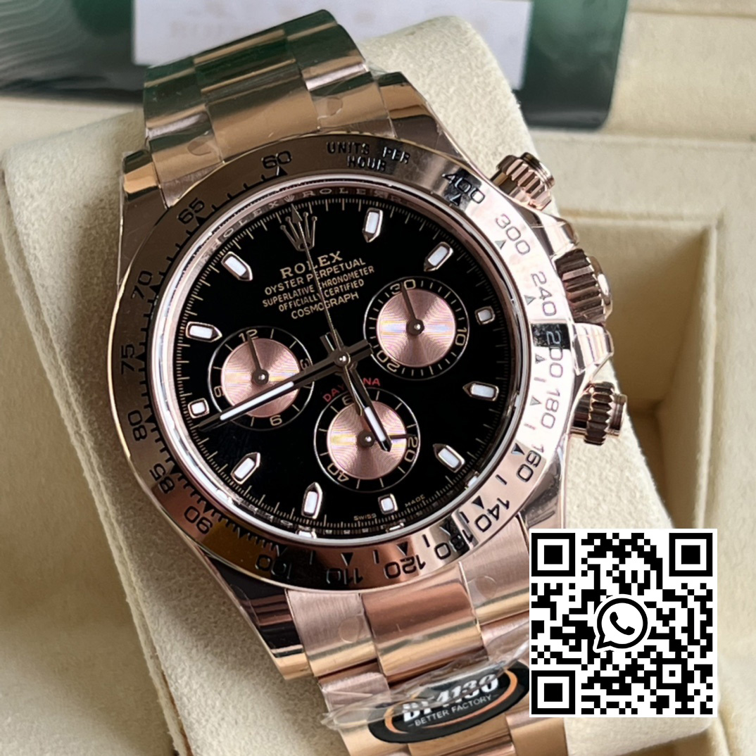 Rolex Daytona 116505 BT Factory 1:1 Best Edition Black/RG Dial